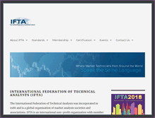 Tablet Screenshot of ifta.org